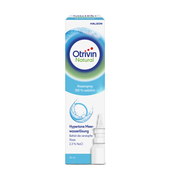 Ein Fläschen Otrivin Natural Plus