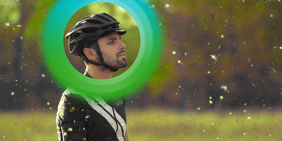 Breathing easily outdoors The nose filters impurities and particles in the air