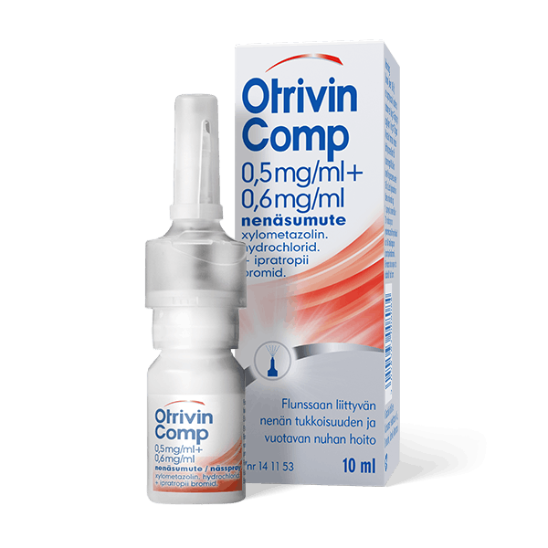 pullo Otrivin Comp -tuotetta