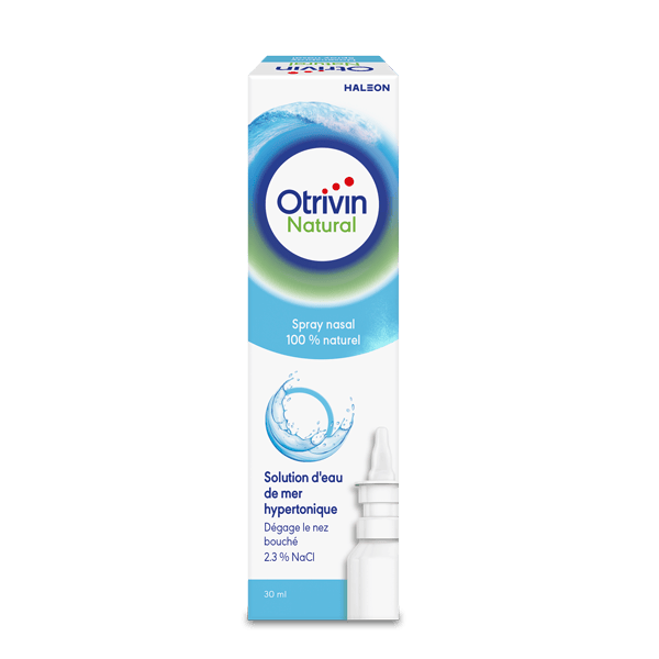 un flacon du produit Otrivin Natural Plus