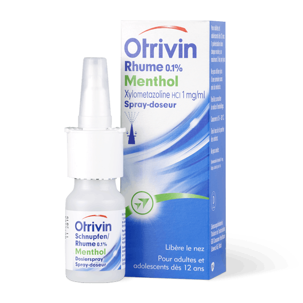 12 X Otrivin Adulte Spray Nasal Gouttes 10 ml Soulagement du Nez