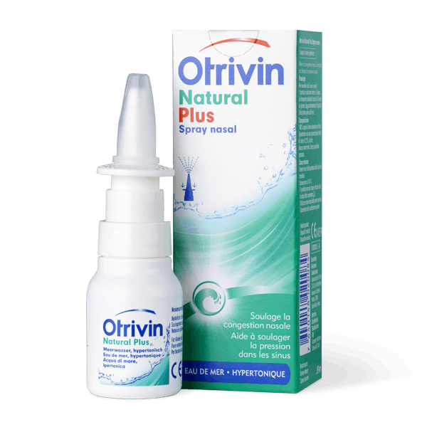 un flacon du produit Otrivin Natural Plus