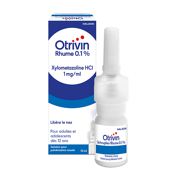 otrivin-rhume un flacon du produit Otrivin Rhume 0.1%
