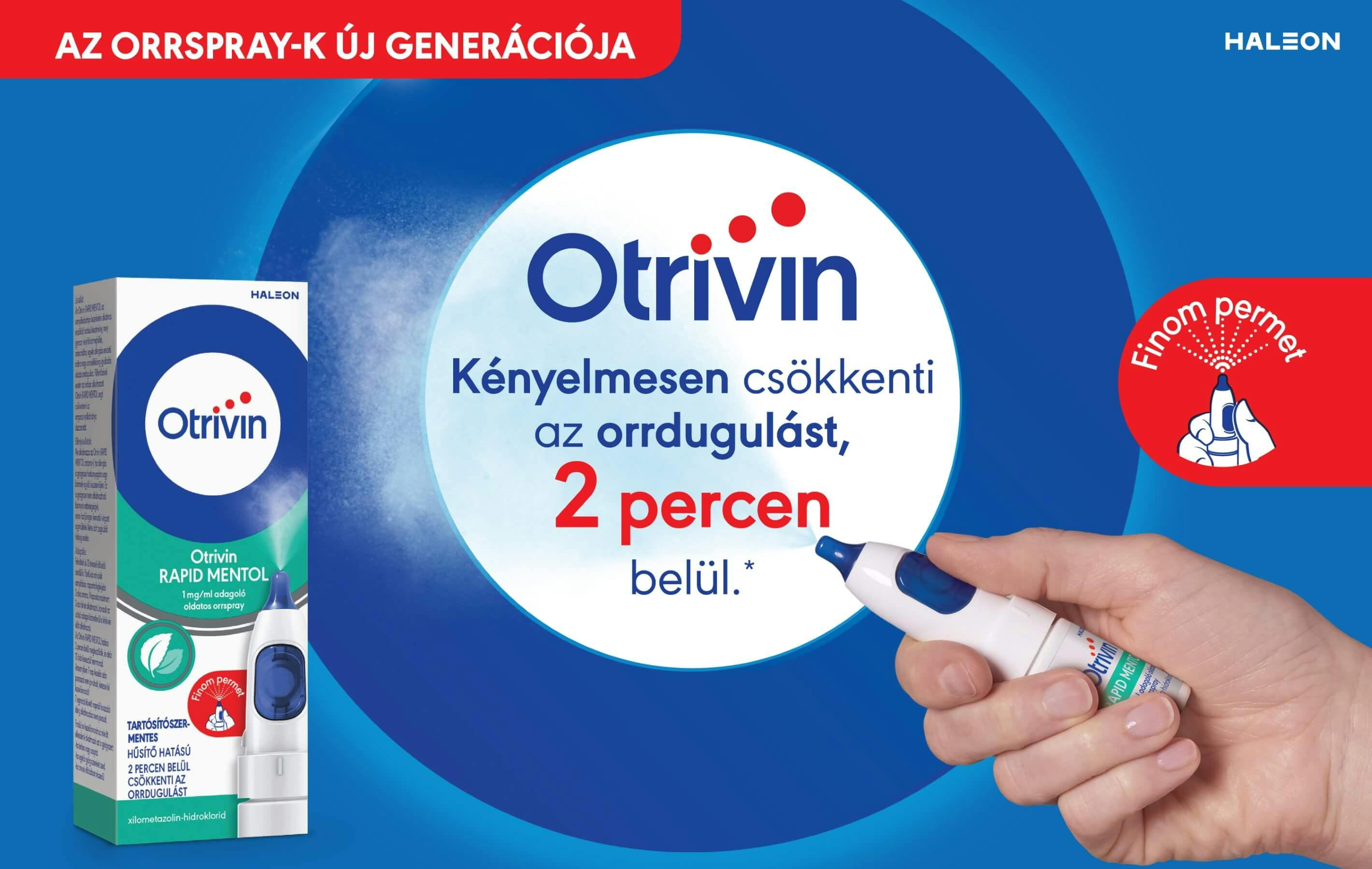 Otrivin Rapid Mentol banner
