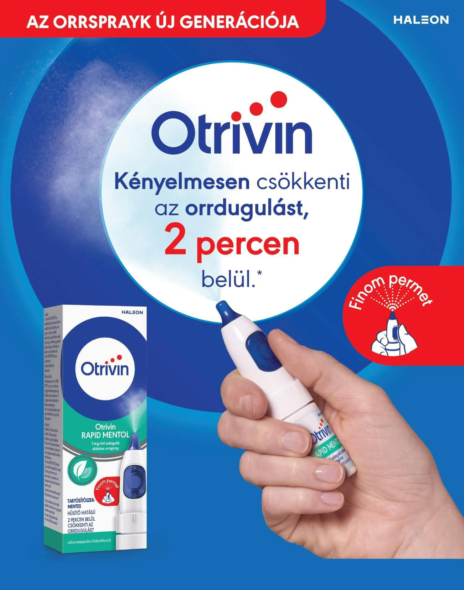 Otrivin Rapid Mentol banner