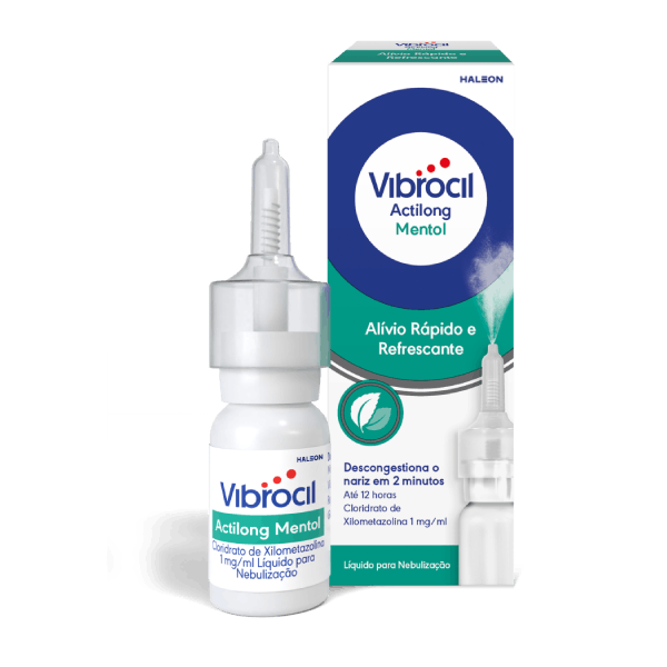 Descongestionante nasal Vibrocil Actilong Mentol