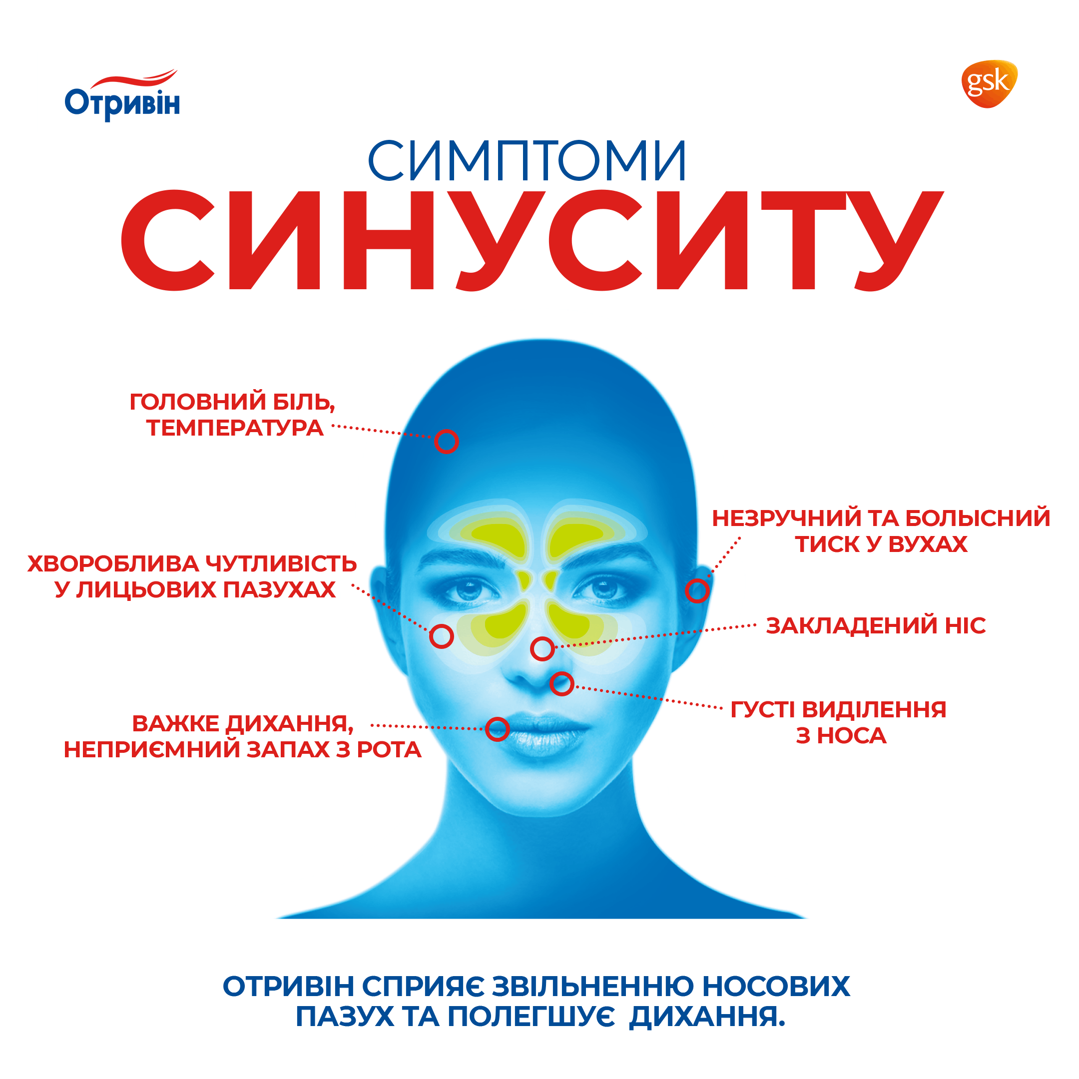 Як лікувати синусит, лікування синуситу | Отривін