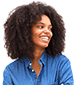 Young woman smilling