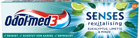 Odol-med3 Senes Eukalyptus Zahnpasta. Odol-med3 Senes Eukalyptus Zahnpasta.