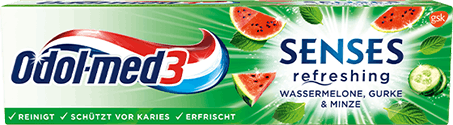 Odol-med3 Senes Wassermelone Zahnpasta. Odol-med3 Senes Wassermelone Zahnpasta.