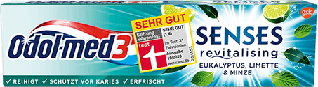 Odol-med3 Senes Eukalyptus Zahnpasta. Odol-med3 Senes Eukalyptus Zahnpasta.