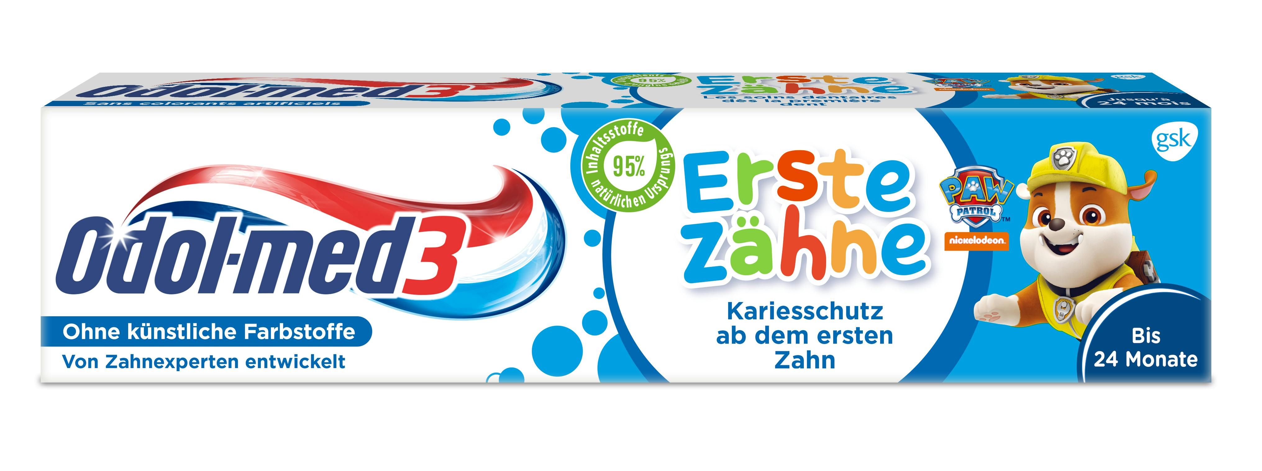  Odol-med3 Erste Zähne Zahnpasta.