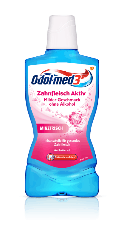 Odol-med3 Mundspülung Zahnfleisch Aktiv.