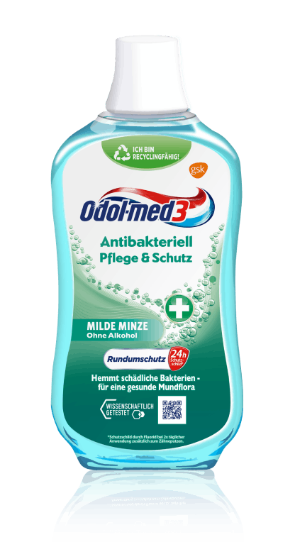 Odol-med3 Mundspülung Antibakteriell Pflege & Schutz Odol-med3 Mundspülung Antibakteriell Pflege & Schutz