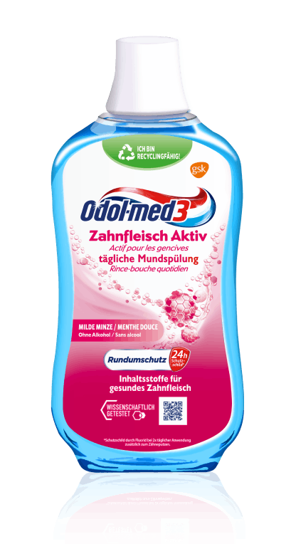 Odol-med3 Mundspülung Zahnfleisch Aktiv. Odol-med3 Mundspülung Zahnfleisch Aktiv.