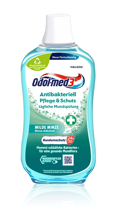 Odol-med3 Mundspülung Antibakteriell Pflege & Schutz Odol-med3 Mundspülung Antibakteriell Pflege & Schutz