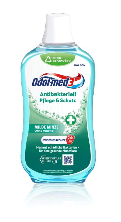 Odol-med3 Mundspülung Antibakteriell Pflege & Schutz