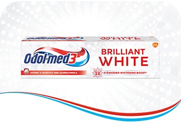 Odol-med3 Brilliant White Zahnpasta. Odol-med3 Brilliant White Zahnpasta.