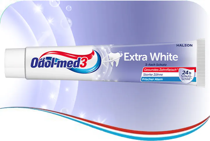 Odol-med3 Extra White Zahnpasta.