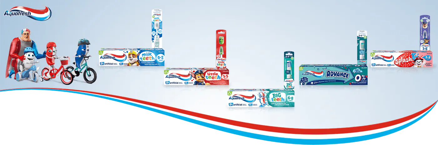 Kids toothbrushes and toothpastes