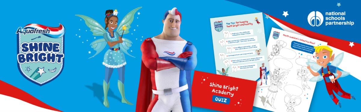 Captain Aquafresh with Lilly, Billy and Milky.