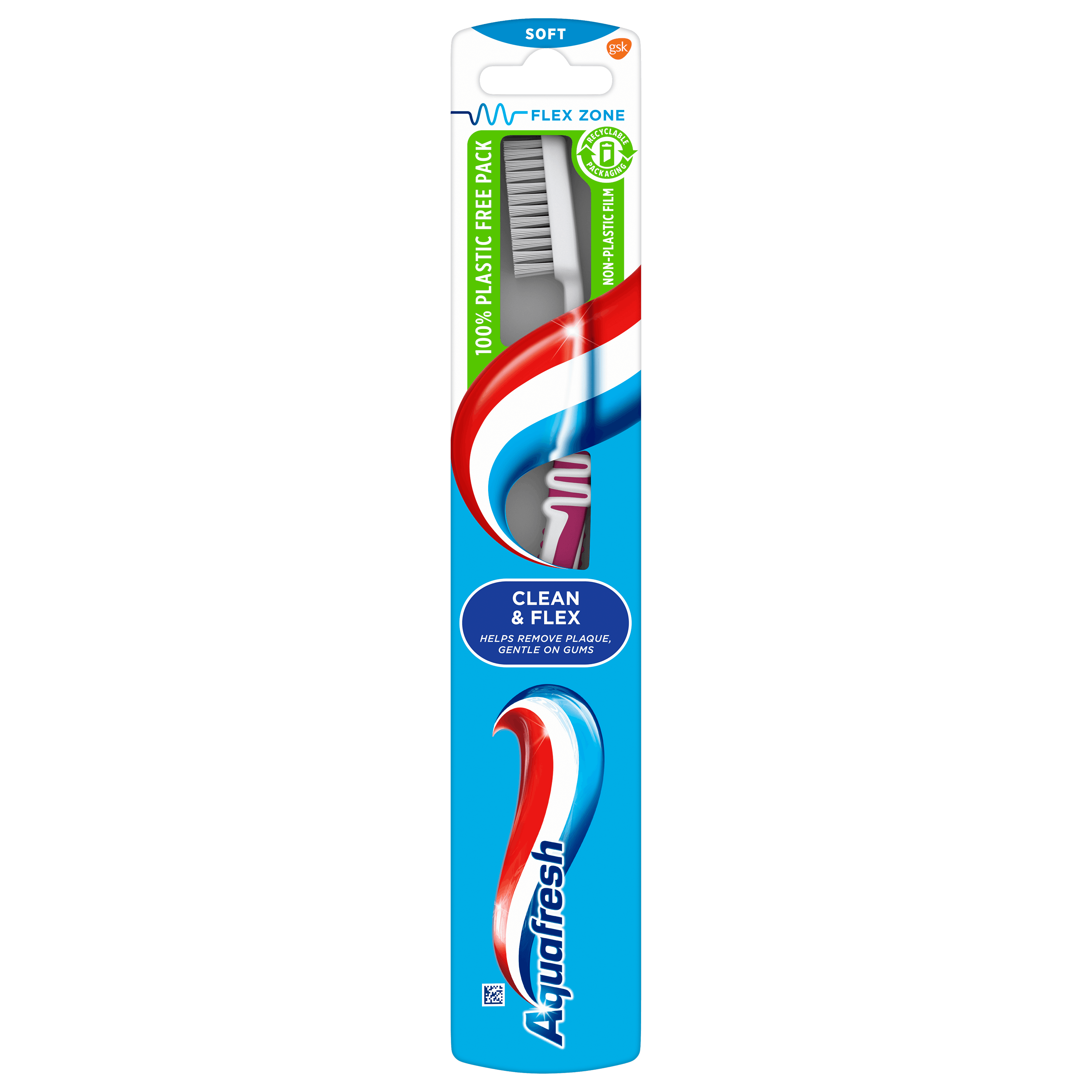 AQUAFRESH CLEAN & FLEX TOOTHBRUSH  SOFT