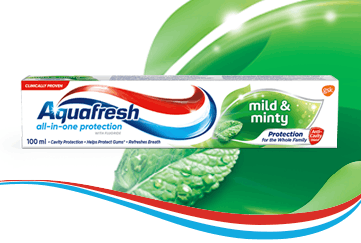 Triple Protection Mild and Minty toothpaste