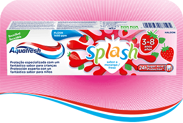 Pasta de dientes infantil Splash de Aquafresh