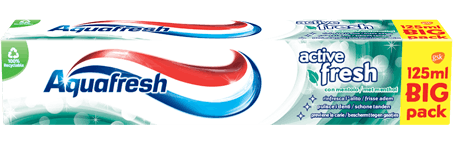 Aquafresh Dentifricio Active Fresh con mentolo Aquafresh Dentifricio Active Fresh con mentolo