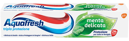 Aquafresh Tripla Protezione Menta Delicata