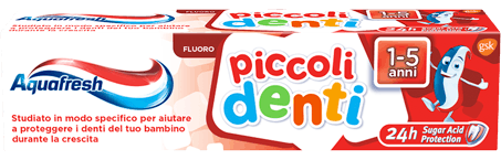 Dentifricio Aquafresh Piccoli Denti Dentifricio Aquafresh Piccoli Denti