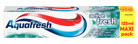 Aquafresh Dentifricio Active Fresh con mentolo