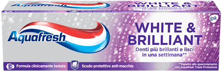 Aquafresh Dentifricio White e Brilliant