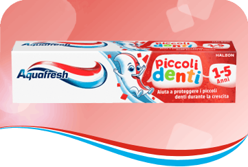 Dentifricio Aquafresh Piccoli Denti 