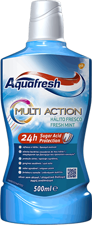 Aquafresh Senses Energising toothpaste yellow and orange packaging.