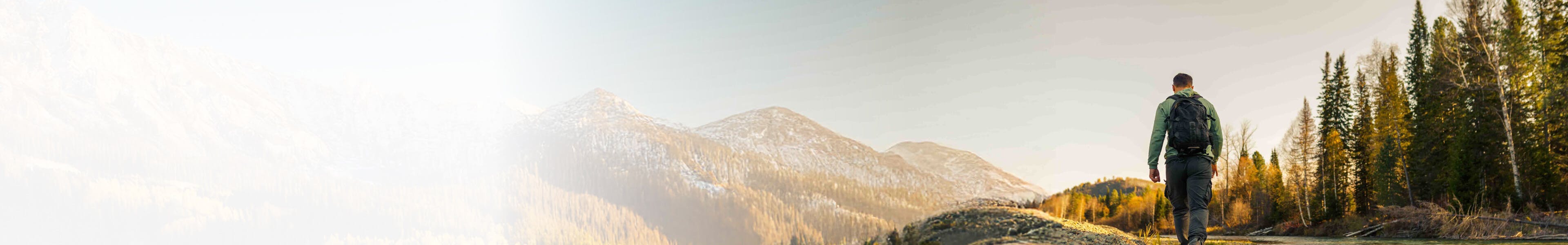 Man hiking