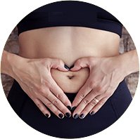 Heart Around Stomach