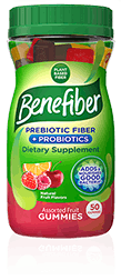 Benefiber Prebiotic Fiber + Probiotics Gummies