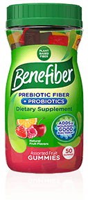 Benefiber Prebiotic Fiber + Probiotics Gummies