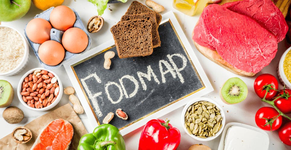 Group of low fodmap foods