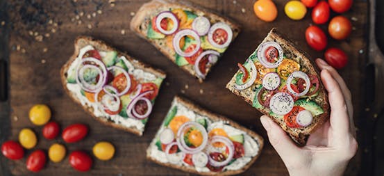 Bread with Veggies