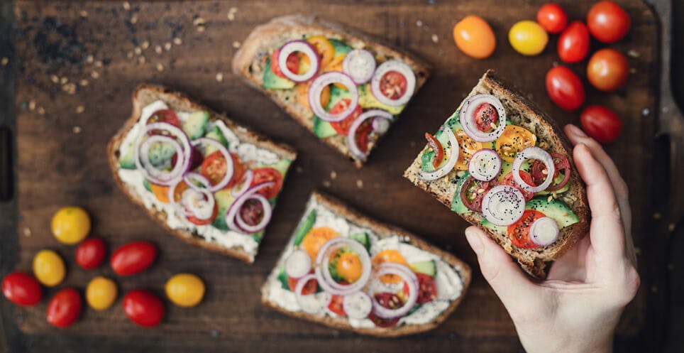Bread with Veggies Bread with Veggies