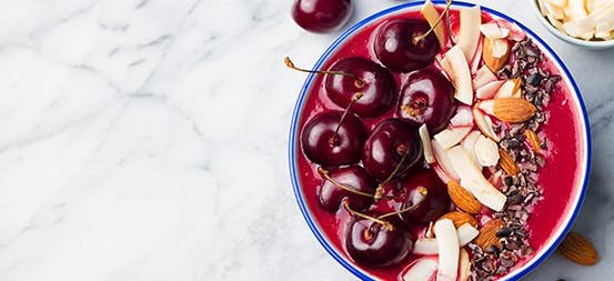 Cherry Peanut Butter Smoothie