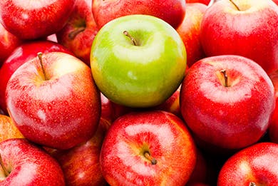 Green and Red Apples