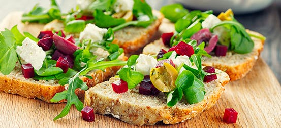 Open Face Goat Cheese Sandwich Open Face Goat Cheese Sandwich