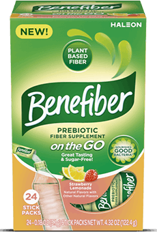 Benefiber Prebiotic Fiber Stick Packs Strawberry Lemonade Flavored
