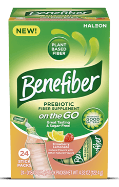 Benefiber Prebiotic Fiber Stick Packs Strawberry Lemonade Flavored