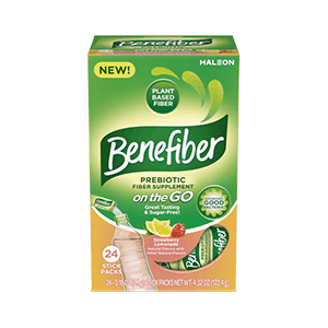 Benefiber Prebiotic Fiber Stick Packs Strawberry Lemonade Flavored