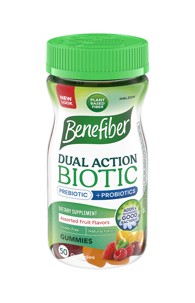 Benefiber Prebiotic Fiber + Probiotics Gummies