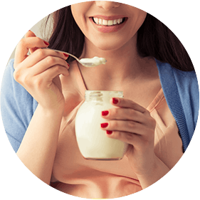 Woman Eating Oatmeal Woman Eating Oatmeal